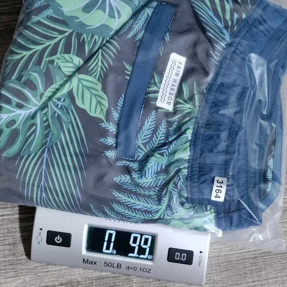 Fair Harbor Anchor Swim Trunks Mens‎ XL Tropical Floral Lined Pockets Drawstring